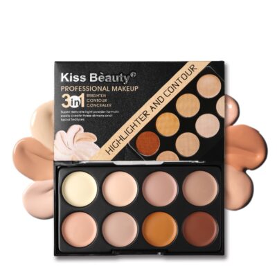 Kiss Beauty Highlighter And Contour Concealer Palette