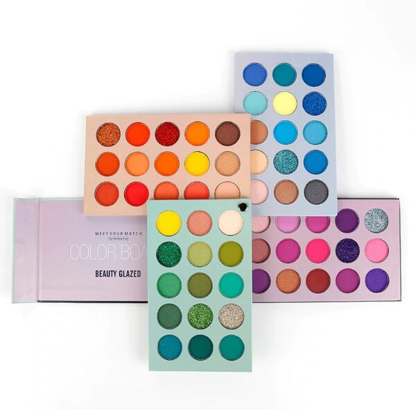 BEAUTY GLAZED Color Board 60 Color Eyeshadow Palette