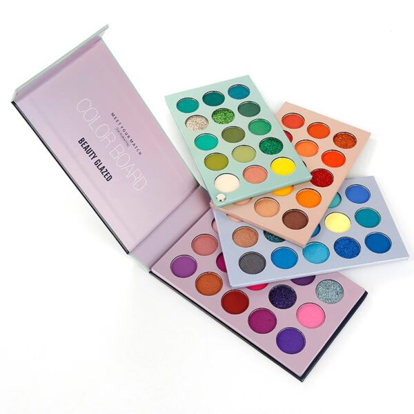 BEAUTY GLAZED Color Board 60 Color Eyeshadow Palette