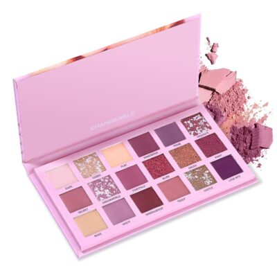 UCANBE Changeable Pink Violet Nude Eyeshadow Palette