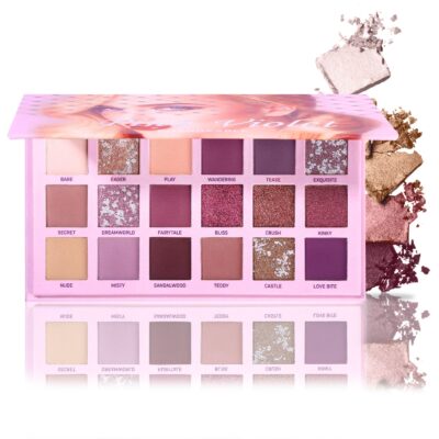 UCANBE Changeable Pink Violet Nude Eyeshadow Palette