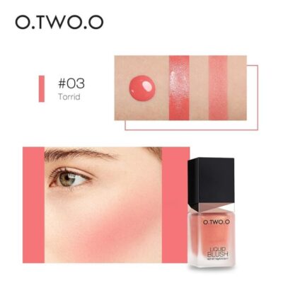 O.TWO.O Natural Cheek Liquid Blush Torrid(03)