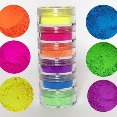 Neon Pigments Stack of 6 Colors