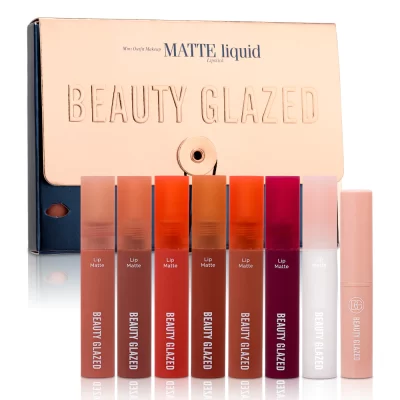 BEAUTY GLAZED Matte Long Lasting Lipsticks Set of 8