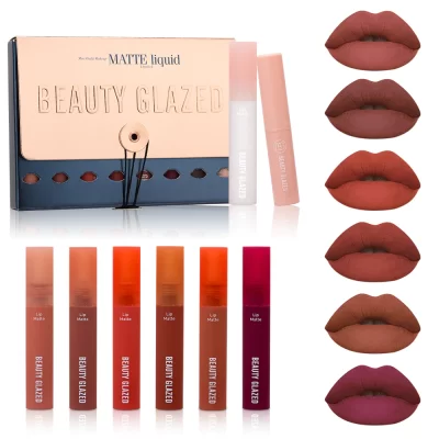 BEAUTY GLAZED Matte Long Lasting Lipsticks Set of 8