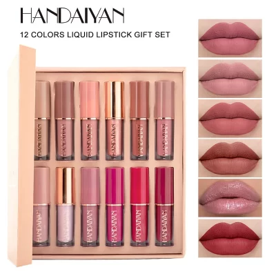 HANDAIYAN Liquid Lipstick Set of 12 PCS